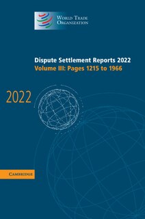 Front cover_Dispute Settlement Reports 2022: Volume 3, Pages 1215 to 1966