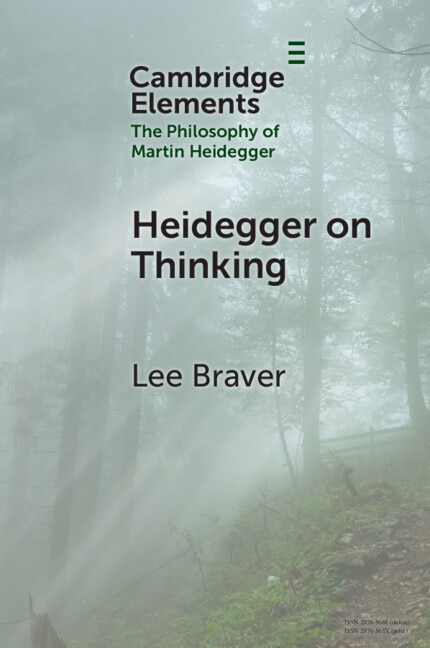 Front cover_Heidegger on Thinking