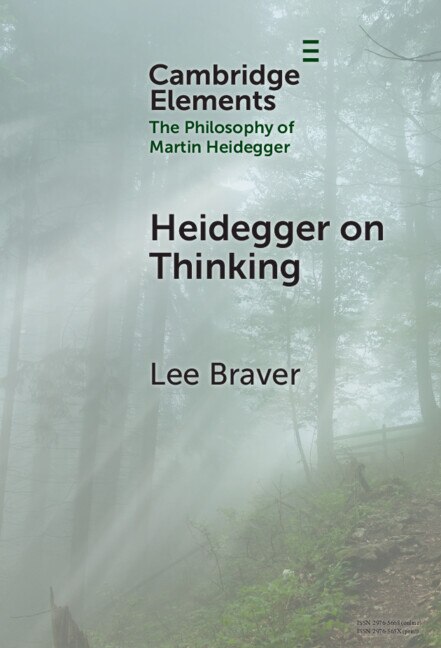 Front cover_Heidegger on Thinking