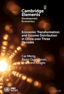 Couverture_Economic Transformation and Income Distribution in China over Three Decades
