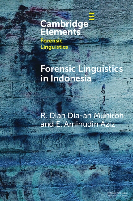 Front cover_Forensic Linguistics in Indonesia