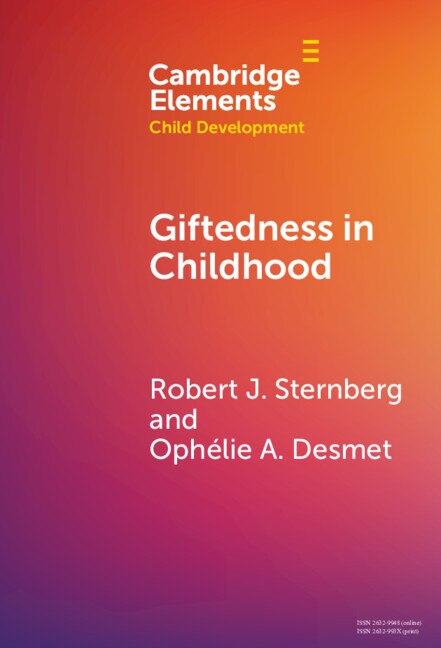 Couverture_Giftedness in Childhood