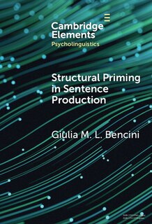 Front cover_Structural Priming in Sentence Production