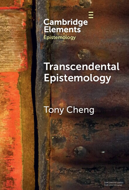 Front cover_Transcendental Epistemology