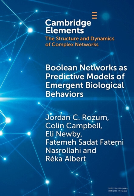 Front cover_Boolean Networks as Predictive Models of Emergent Biological Behaviors