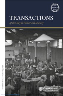 Front cover_Transactions of the Royal Historical Society: Volume 1