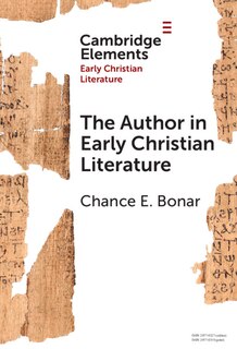 Front cover_The Author in Early Christian Literature