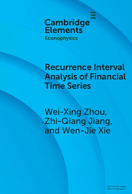 Front cover_Recurrence Interval Analysis of Financial Time Series