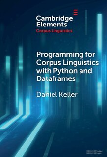 Couverture_Programming for Corpus Linguistics with Python and Dataframes