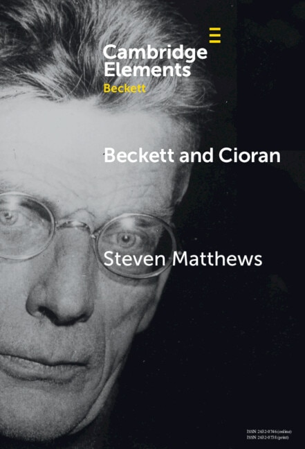 Front cover_Beckett and Cioran