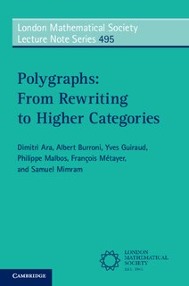 Couverture_Polygraphs: From Rewriting to Higher Categories