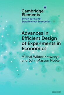 Couverture_Advances in Efficient Design of Experiments in Economics