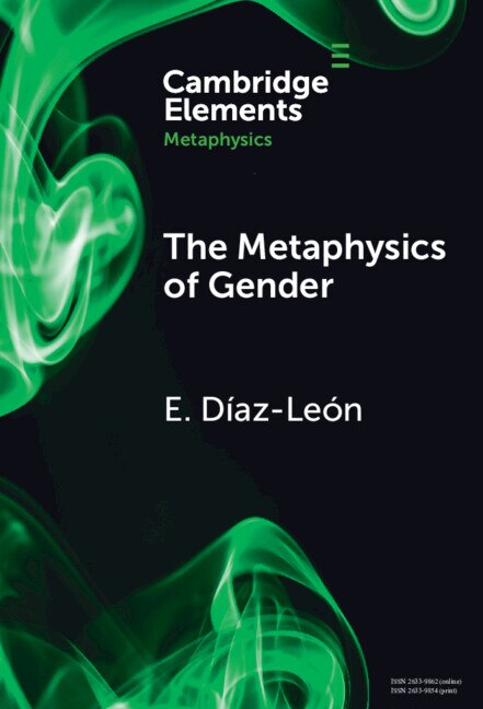 Front cover_The Metaphysics of Gender