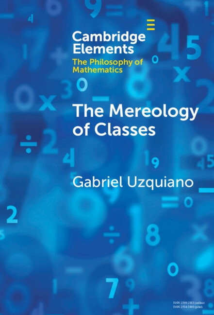 Front cover_The Mereology of Classes