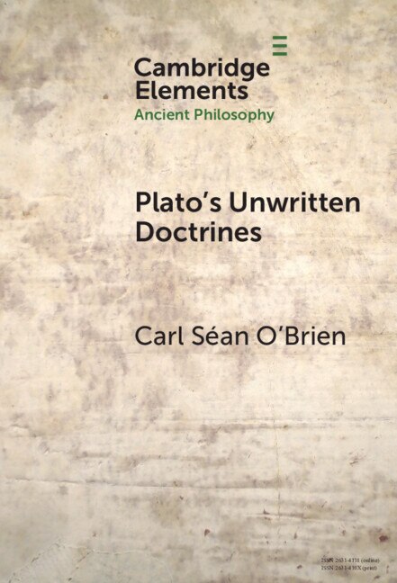 Front cover_Plato's Unwritten Doctrines