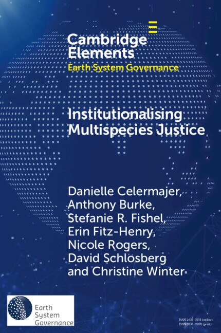 Couverture_Institutionalising Multispecies Justice