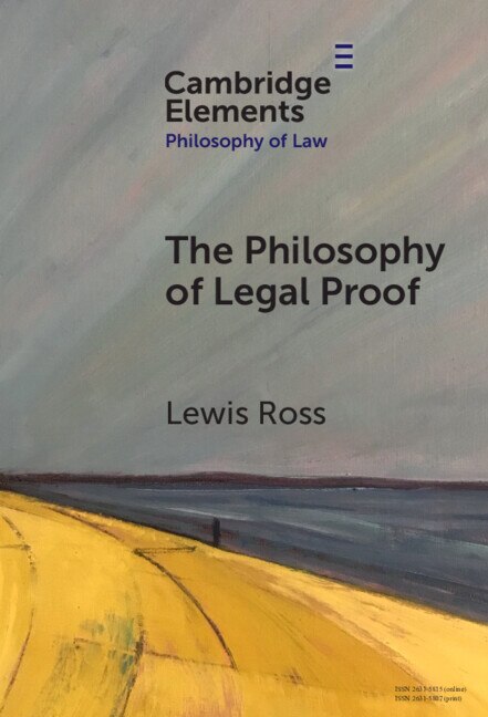 Front cover_The Philosophy of Legal Proof