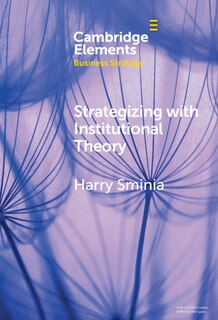 Front cover_Strategizing With Institutional Theory