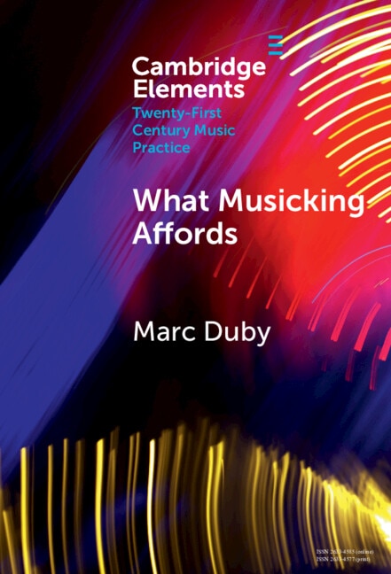 Front cover_What Musicking Affords