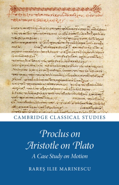 Front cover_Proclus on Aristotle on Plato