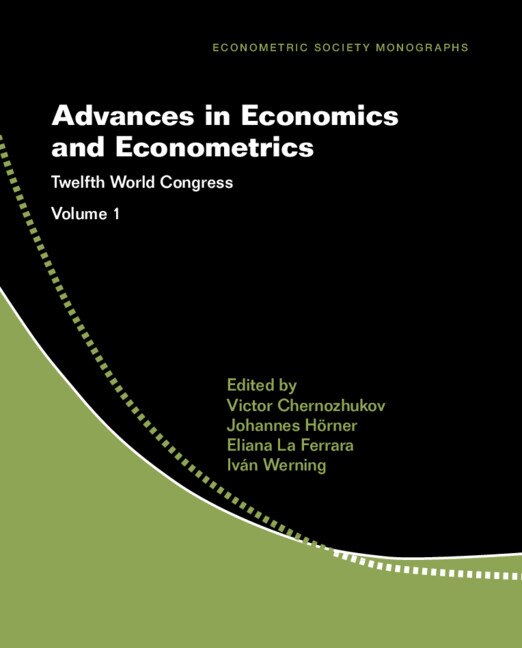 Couverture_Advances in Economics and Econometrics: Volume 1