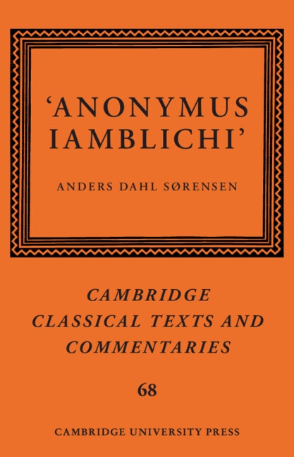 Couverture_‘Anonymus Iamblichi’