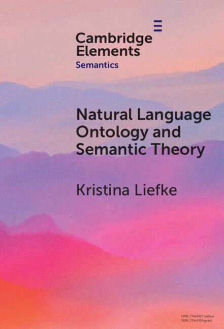 Front cover_Natural Language Ontology and Semantic Theory