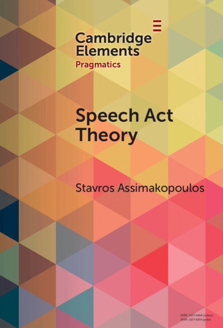 Front cover_Speech Act Theory