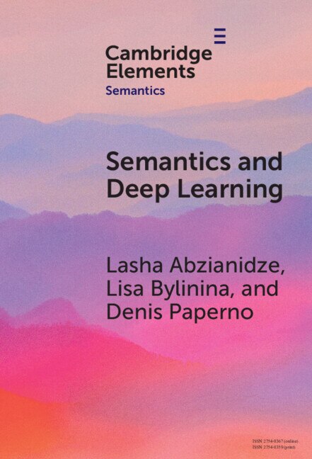 Front cover_Semantics and Deep Learning