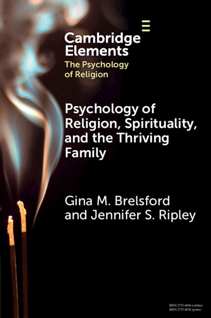 Front cover_Psychology of Religion, Spirituality, and the Thriving Family