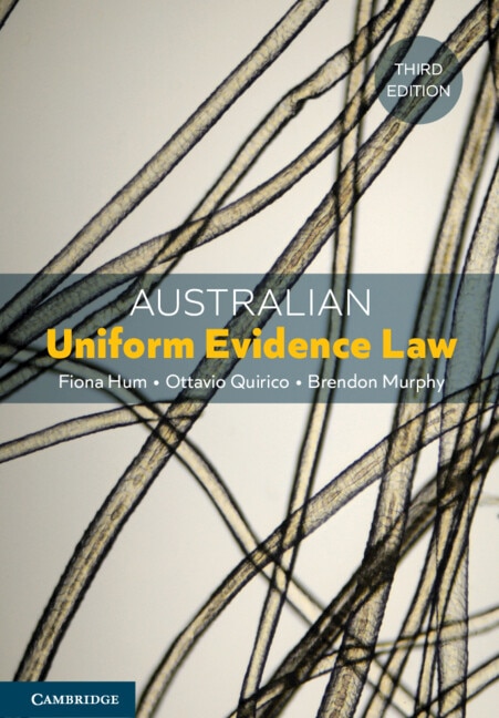 Couverture_Australian Uniform Evidence Law