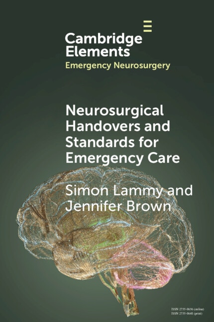 Couverture_Neurosurgical Handovers and Standards for Emergency Care