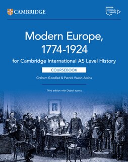 Front cover_Cambridge International AS Level History Modern Europe 1774–1924 Coursebook with Digital Access (2 Years)