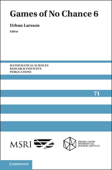 Couverture_Games of No Chance 6