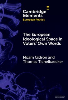 Front cover_The European Ideological Space in Voters' Own Words