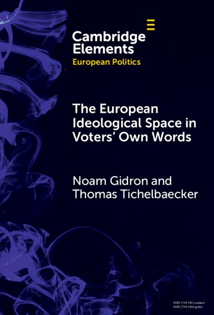 Front cover_The European Ideological Space in Voters' Own Words