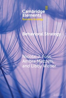 Front cover_Behavioral Strategy