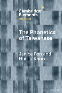 Front cover_The Phonetics of Taiwanese