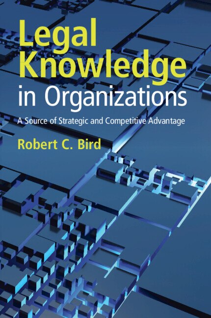 Front cover_Legal Knowledge in Organizations
