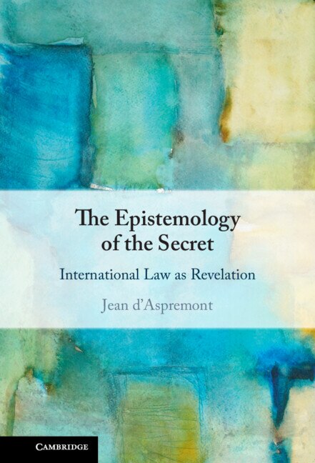 Couverture_The Epistemology of the Secret