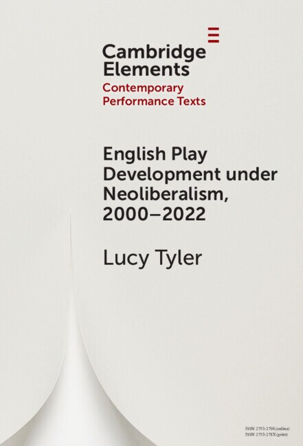 Couverture_English Play Development under Neoliberalism, 2000–2022