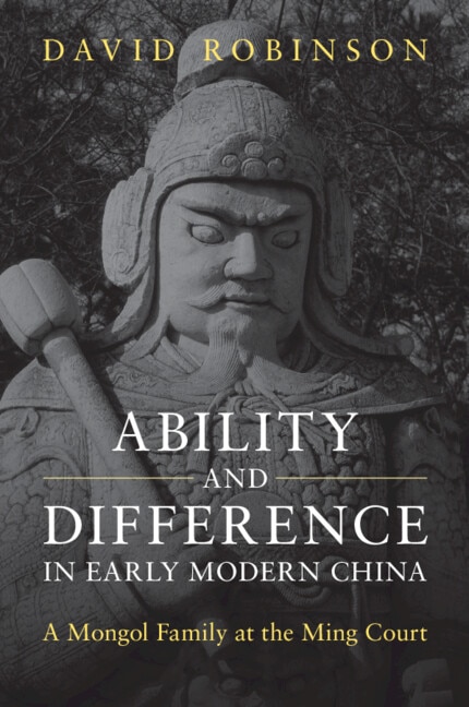 Couverture_Ability and Difference in Early Modern China