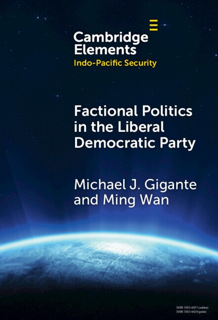 Couverture_Factional Politics in the Liberal Democratic Party