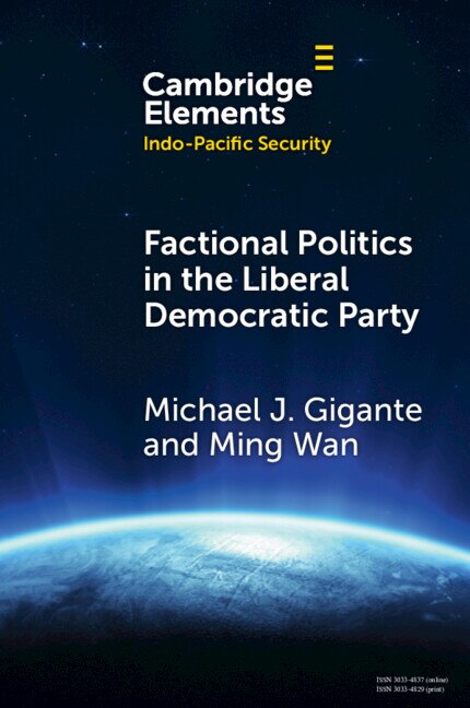 Front cover_Factional Politics in the Liberal Democratic Party