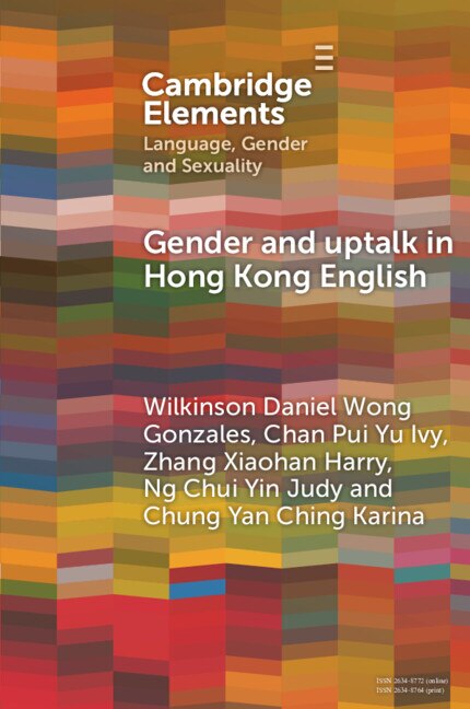 Front cover_Gender and Uptalk in Hong Kong English
