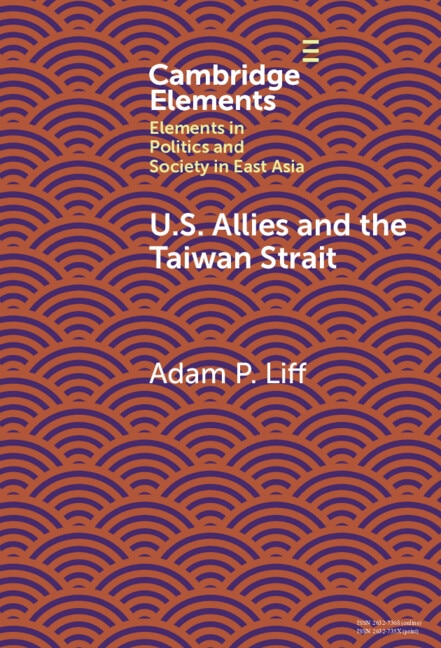 Couverture_U.S. Allies and the Taiwan Strait