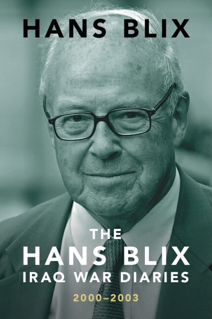 Couverture_The Hans Blix Iraq War Diaries