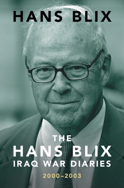 Couverture_The Hans Blix Iraq War Diaries