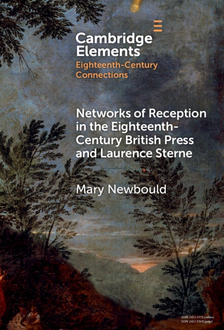 Couverture_Networks of Reception in the Eighteenth-Century British Press and Laurence Sterne