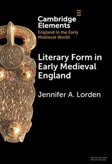 Couverture_Literary Form in Early Medieval England